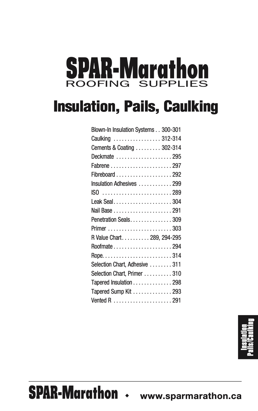 Tapered Insulation Chart